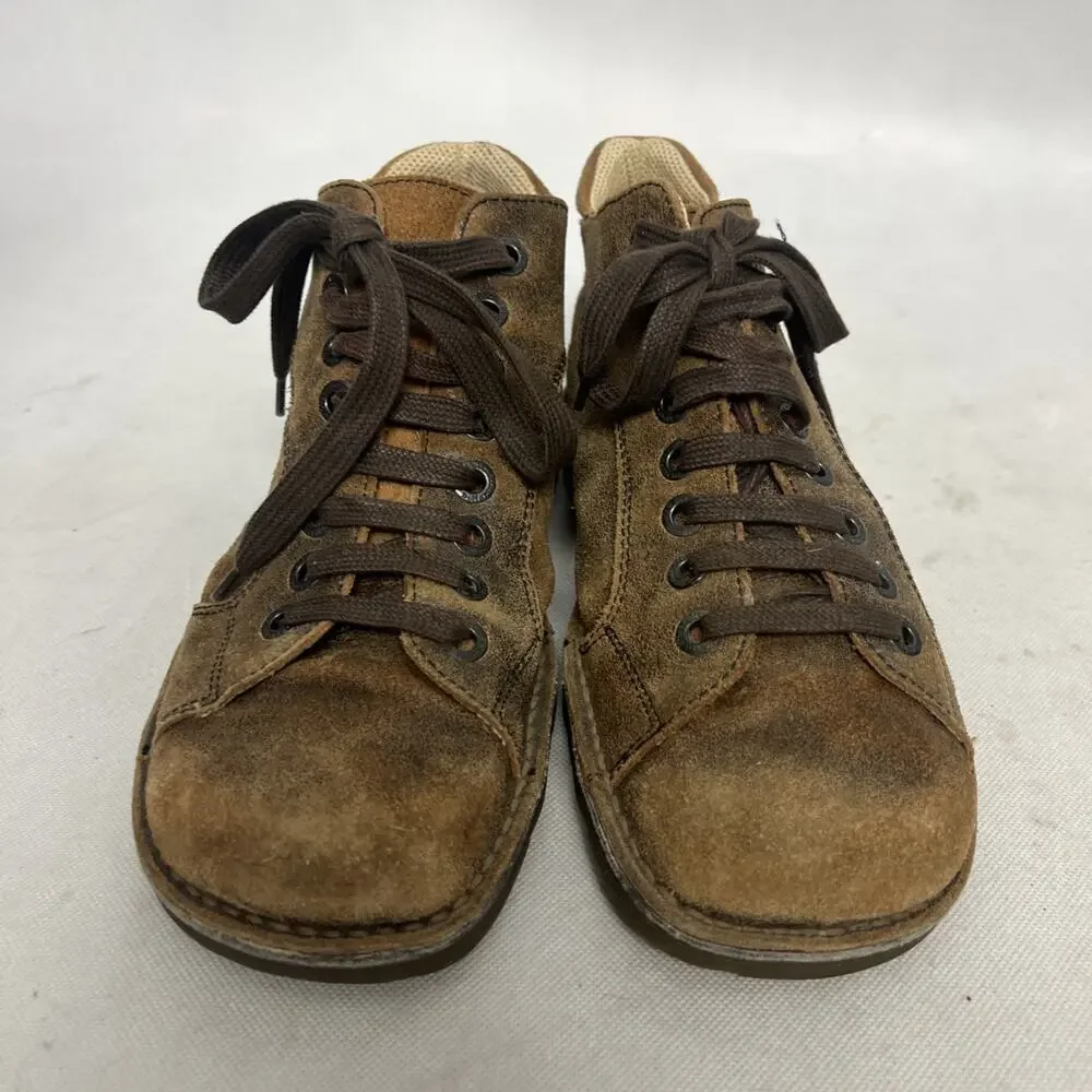 Vintage Dr. Martens Mens Brown Leather Chunky Air Wair Oxford Shoe Sz 8